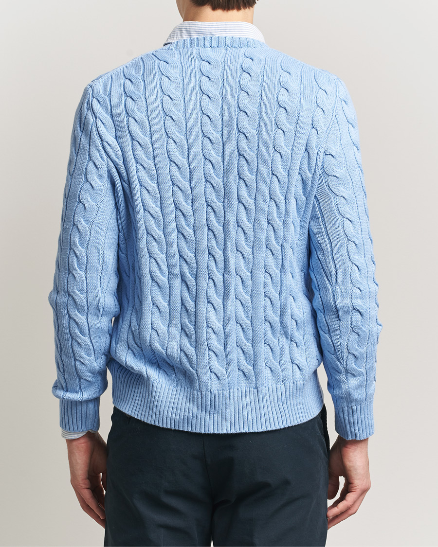 Herren | Pullover | Polo Ralph Lauren | Cotton Cable Pullover Austin Blue