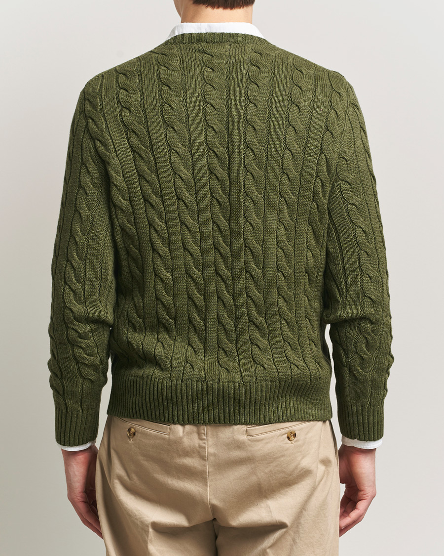 Herren | Pullover | Polo Ralph Lauren | Cotton Cable Pullover Garden Trail Heather
