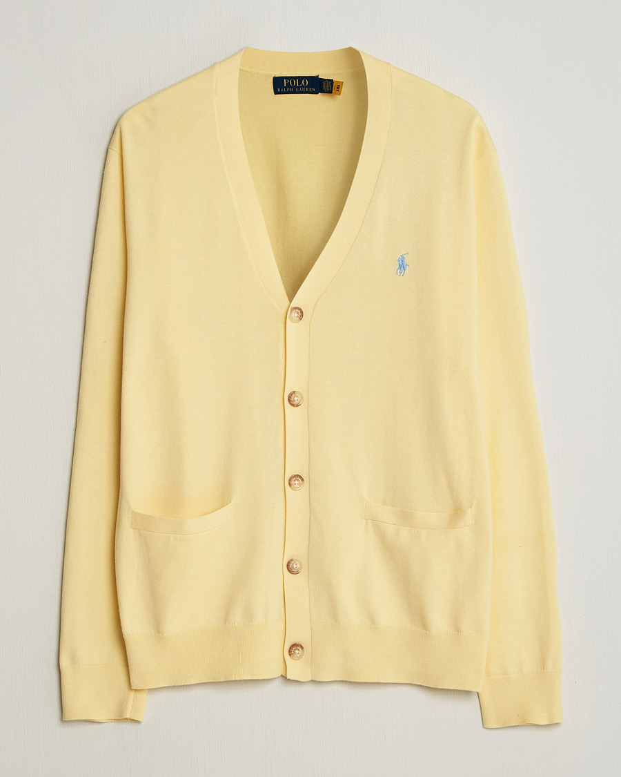 Herren | Pullover | Polo Ralph Lauren | Cotton Cardigan Wicket Yellow
