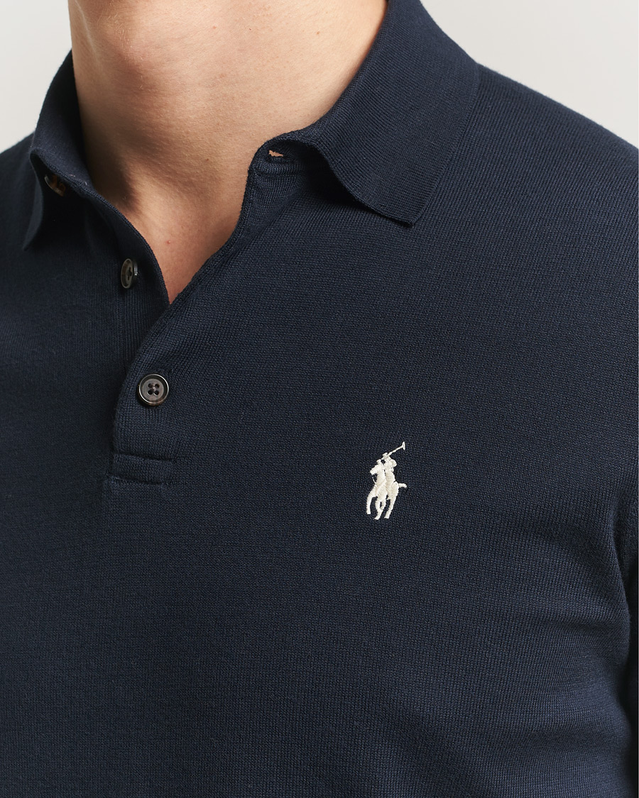 Herren | Poloshirts | Polo Ralph Lauren | Knitted Short Sleeve Polo Hunter Navy