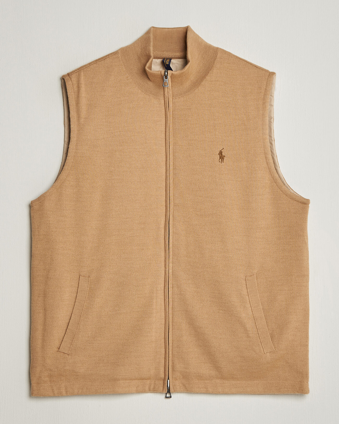 Herren | Pullover | Polo Ralph Lauren | Wool Blend Vest Camel Combo