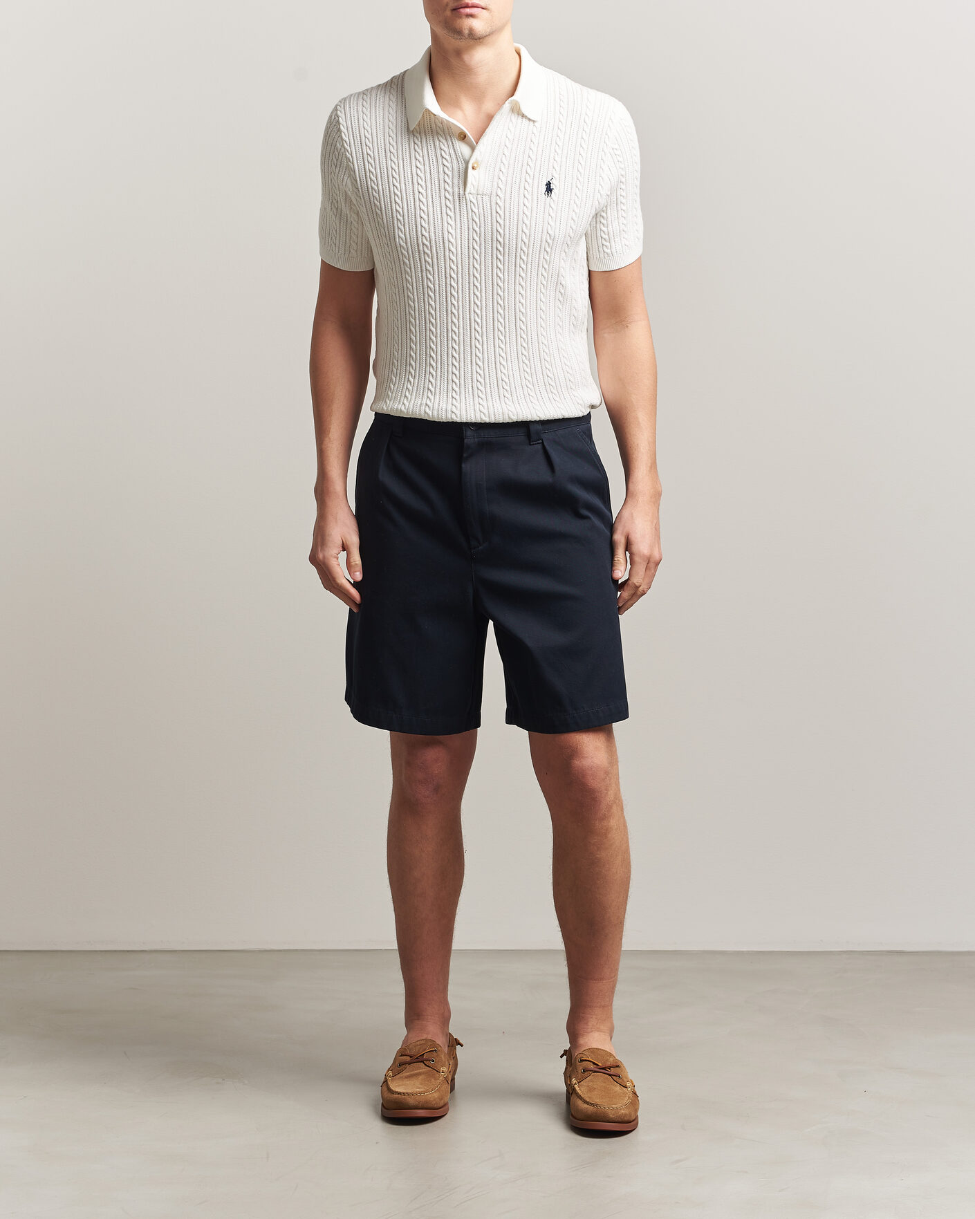 Herren | Poloshirts | Polo Ralph Lauren | Cotton Polo Deckwash White/Navy