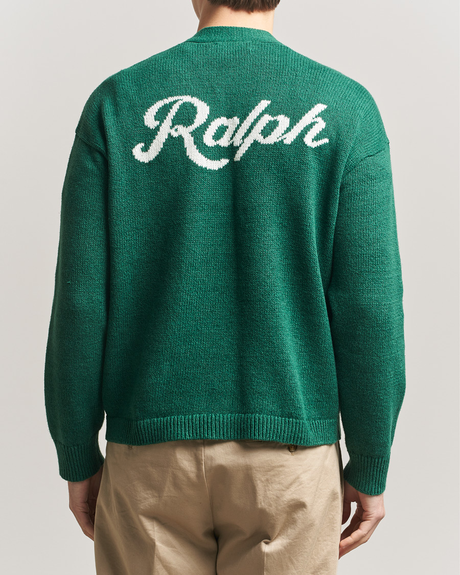 Herren | Pullover | Polo Ralph Lauren | Linen Blend Cardigan Bay Green