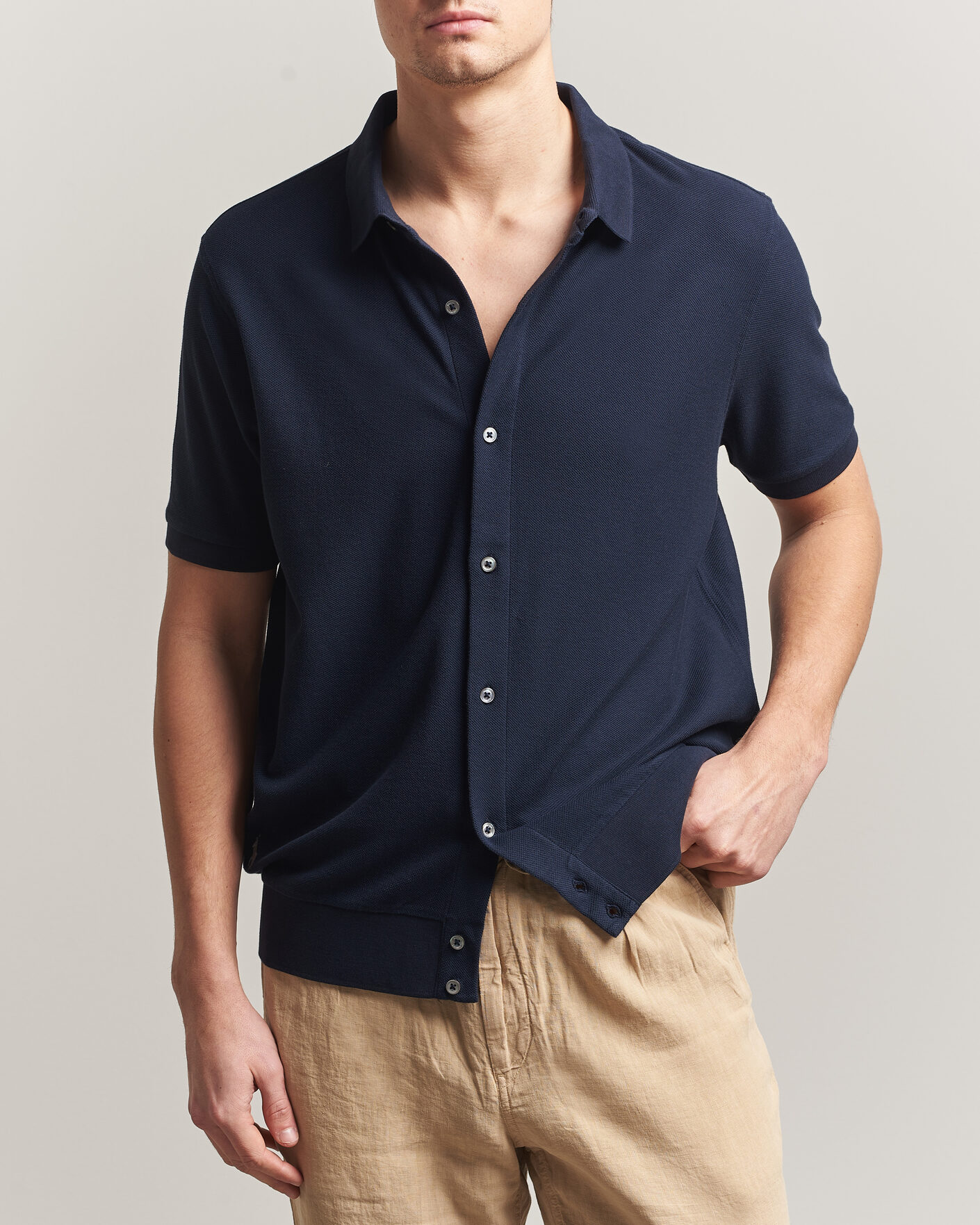 Herren | Poloshirts | Polo Ralph Lauren | Cotton Knitted Polo Aviator Navy