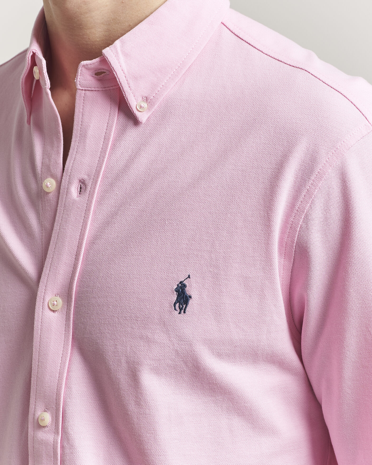 Herren | Hemden | Polo Ralph Lauren | Featherweight Mesh Shirt Carmel Pink