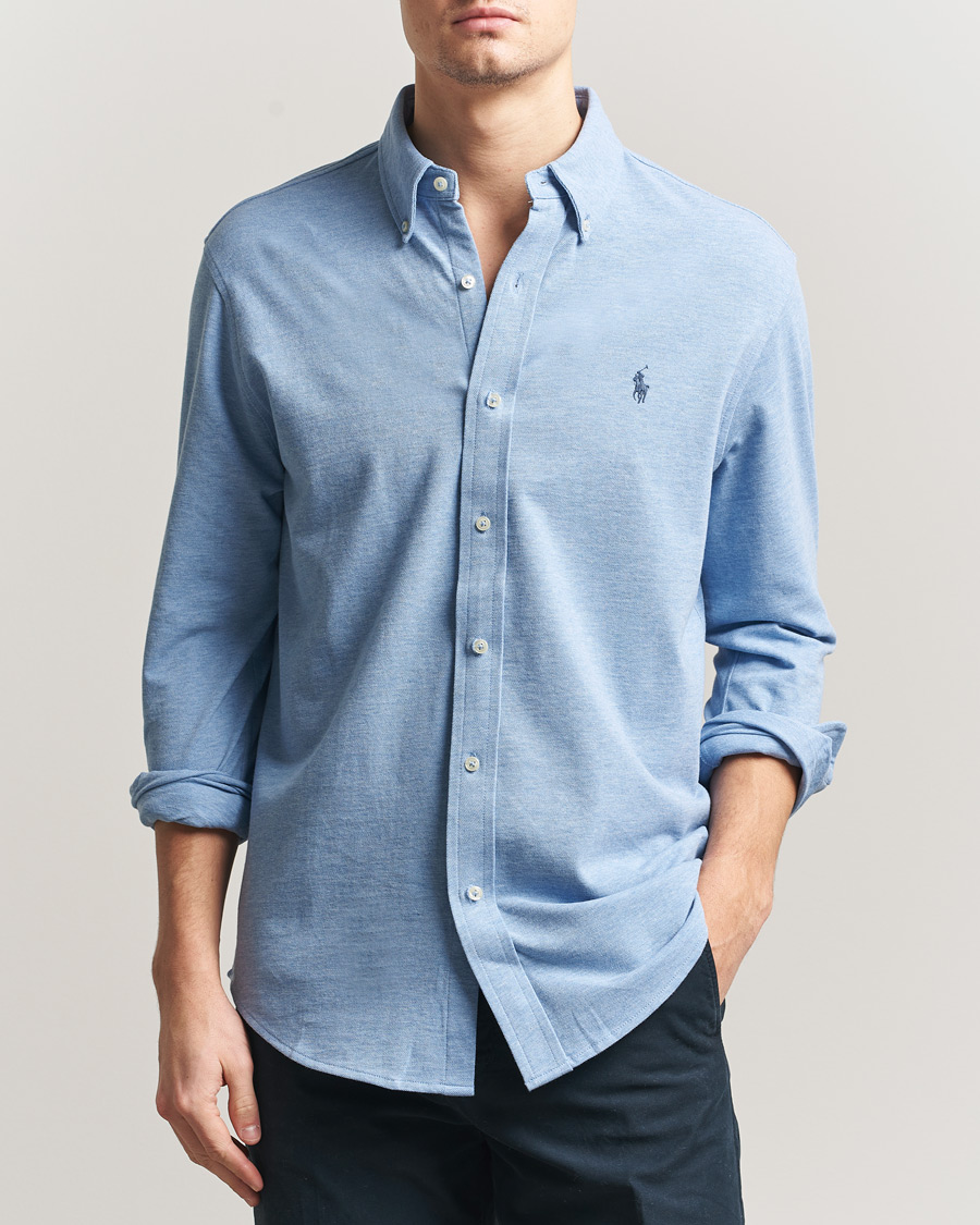 Herren | Hemden | Polo Ralph Lauren | Featherweight Mesh Shirt Isle Heather