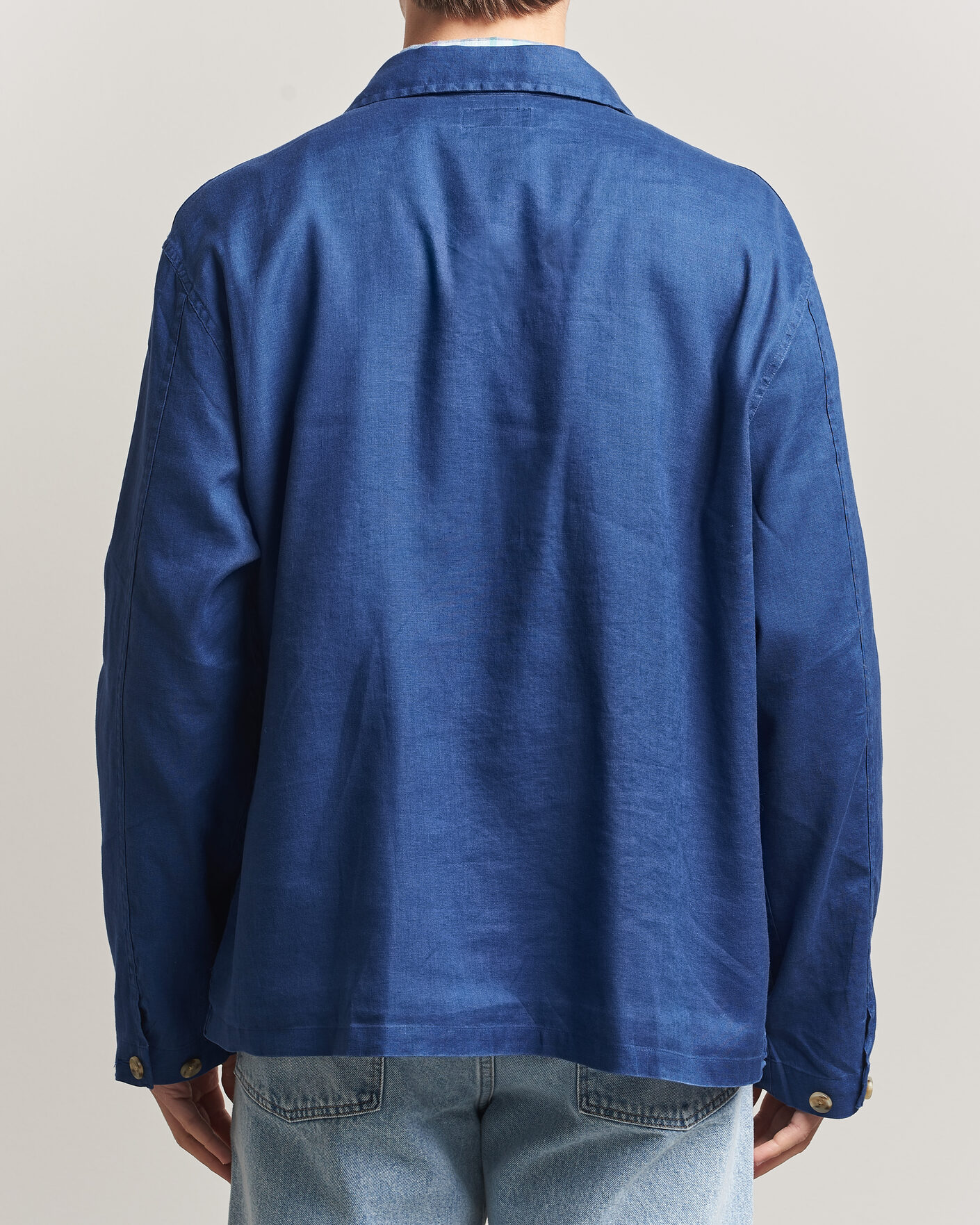 Herren | Hemden | Polo Ralph Lauren | Stretch Linen Overshirt Annapolis Blue