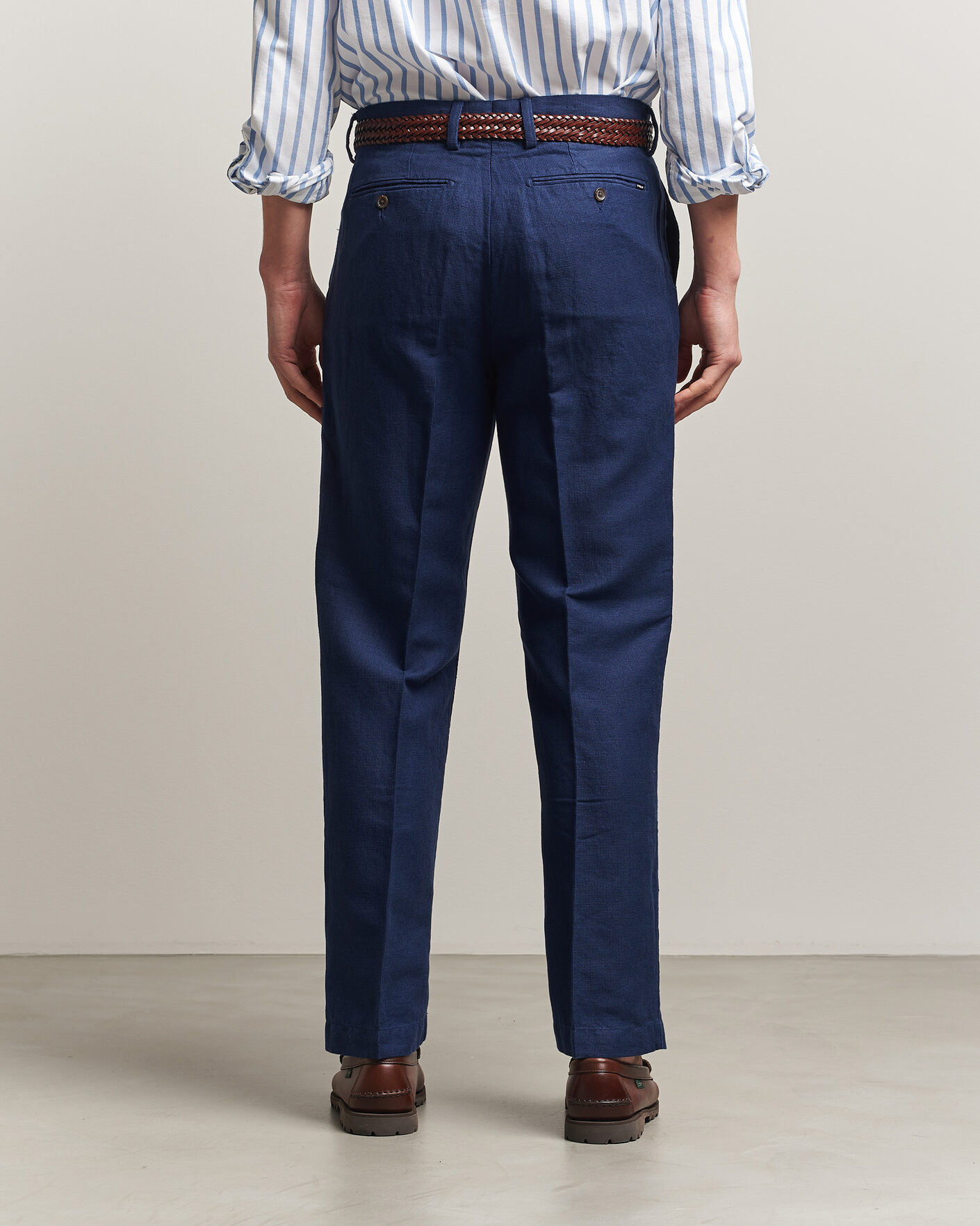 Herren | Hosen | Polo Ralph Lauren | Cotton Linen Pants Newport Navy