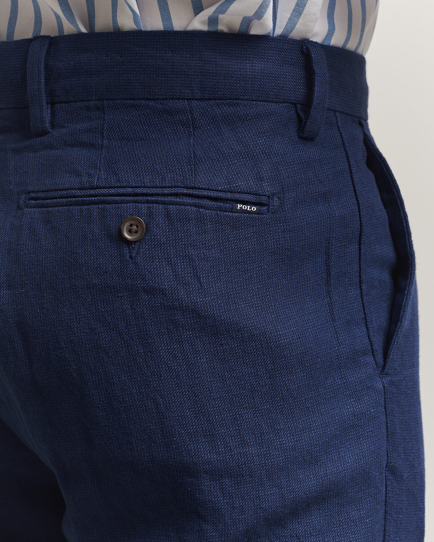 Herren | Hosen | Polo Ralph Lauren | Cotton Linen Pants Newport Navy