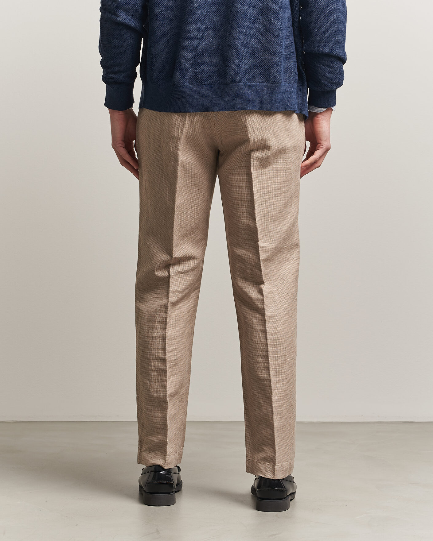 Herren | Hosen | Polo Ralph Lauren | Cotton Linen Pants Madison Tan Stone Grey