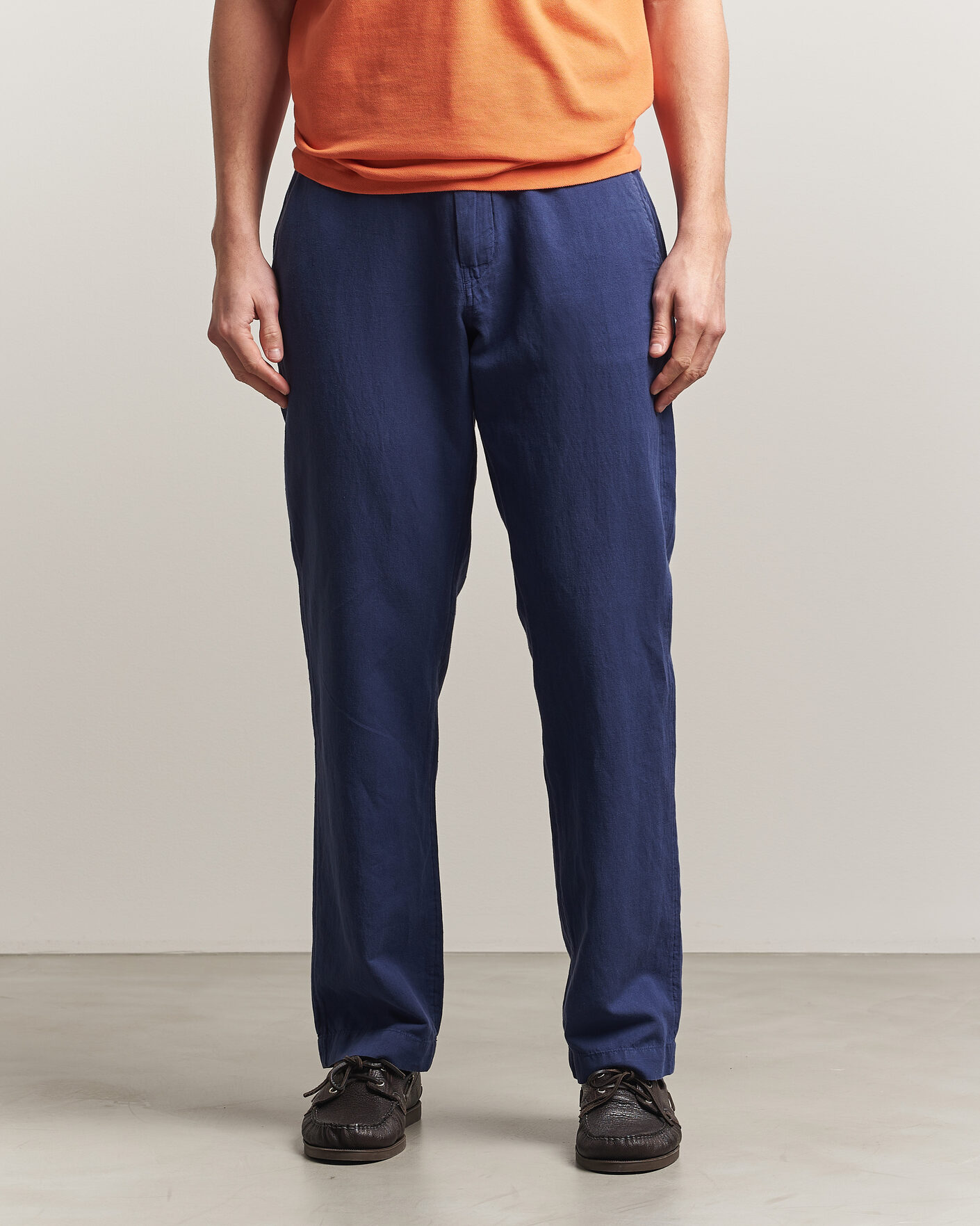 Herren | Hosen | Polo Ralph Lauren | Linen Cotton Pants New Classic Navy