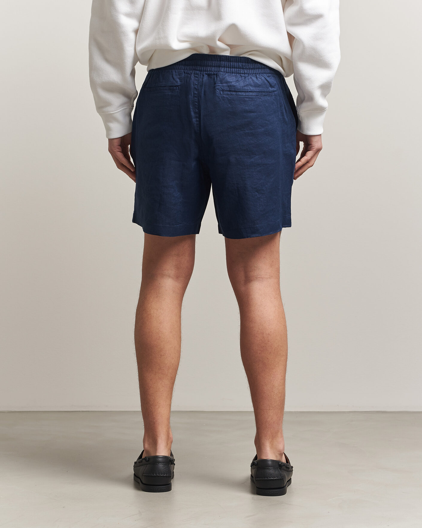 Herren | Shorts | Polo Ralph Lauren | Dyed Linen Shorts Newport Navy