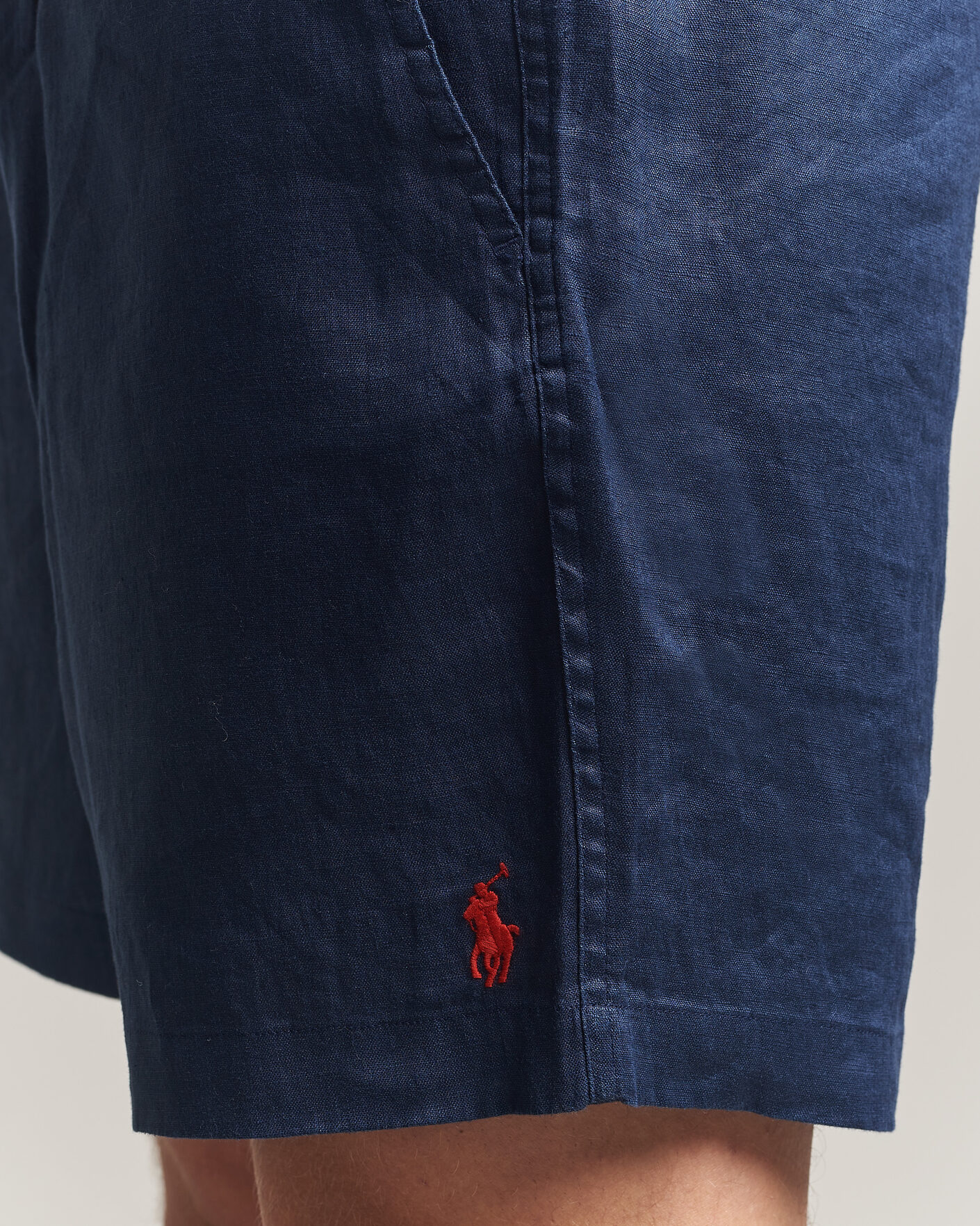Herren | Shorts | Polo Ralph Lauren | Dyed Linen Shorts Newport Navy