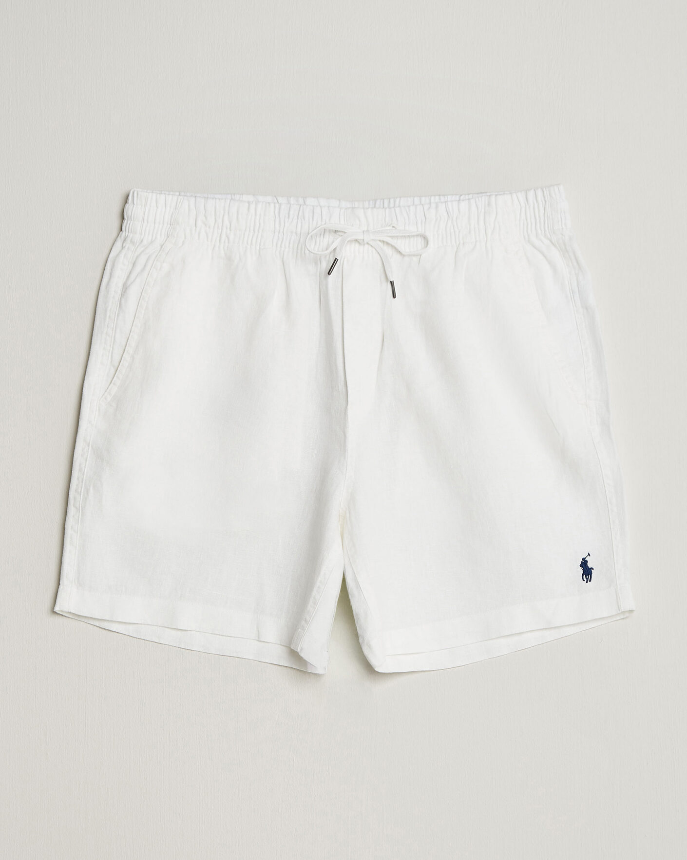 Herren | Shorts | Polo Ralph Lauren | Dyed Linen Shorts White