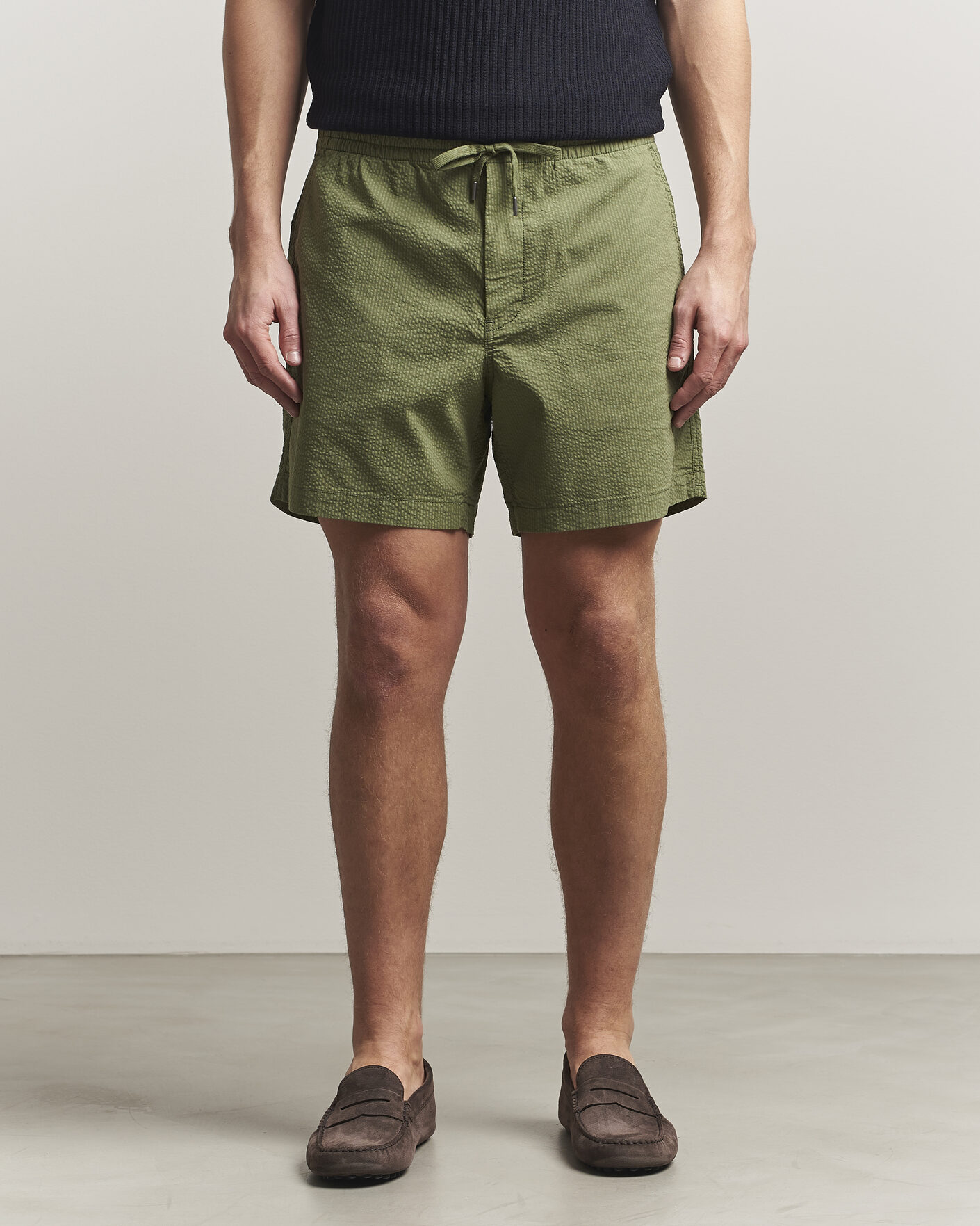 Herren | Shorts | Polo Ralph Lauren | Seersucker Shorts Supply Olive