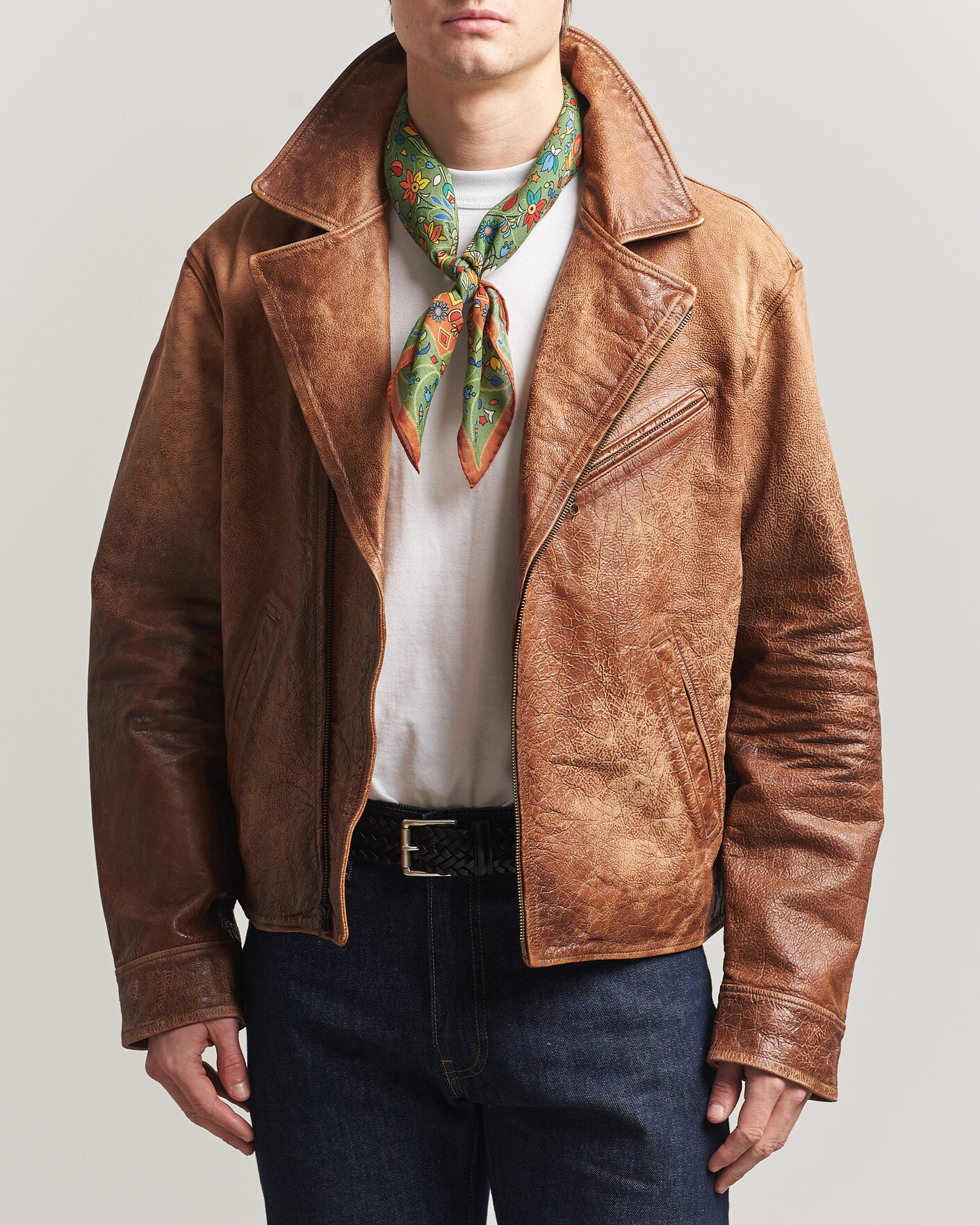 Herren | Jacken | Polo Ralph Lauren | Cow Leather Moto Jacket Brown