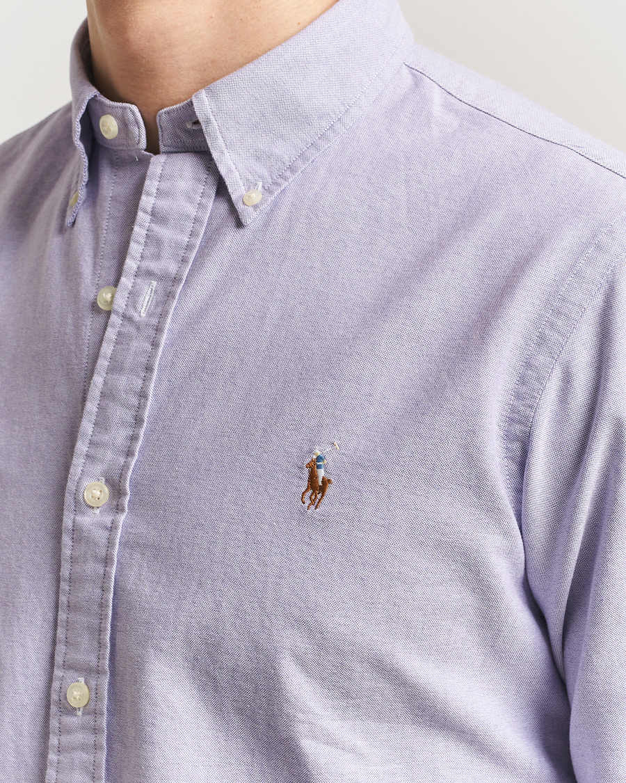 Herren | Hemden | Polo Ralph Lauren | Custom Fit Oxford Shirt Tissel Purple