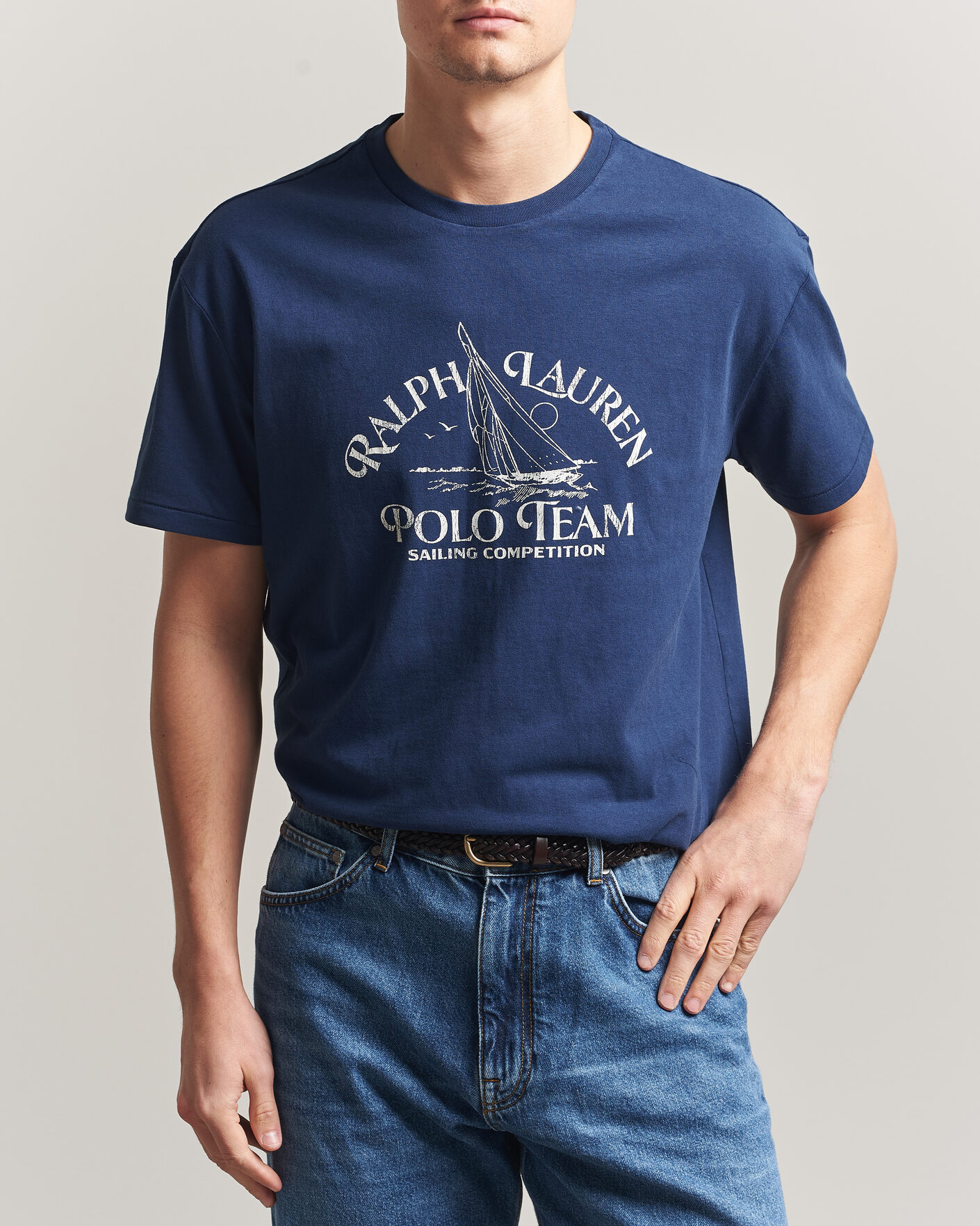 Herren | T-Shirts | Polo Ralph Lauren | Ralph's Beach Club Printed Tee Dark Cobalt