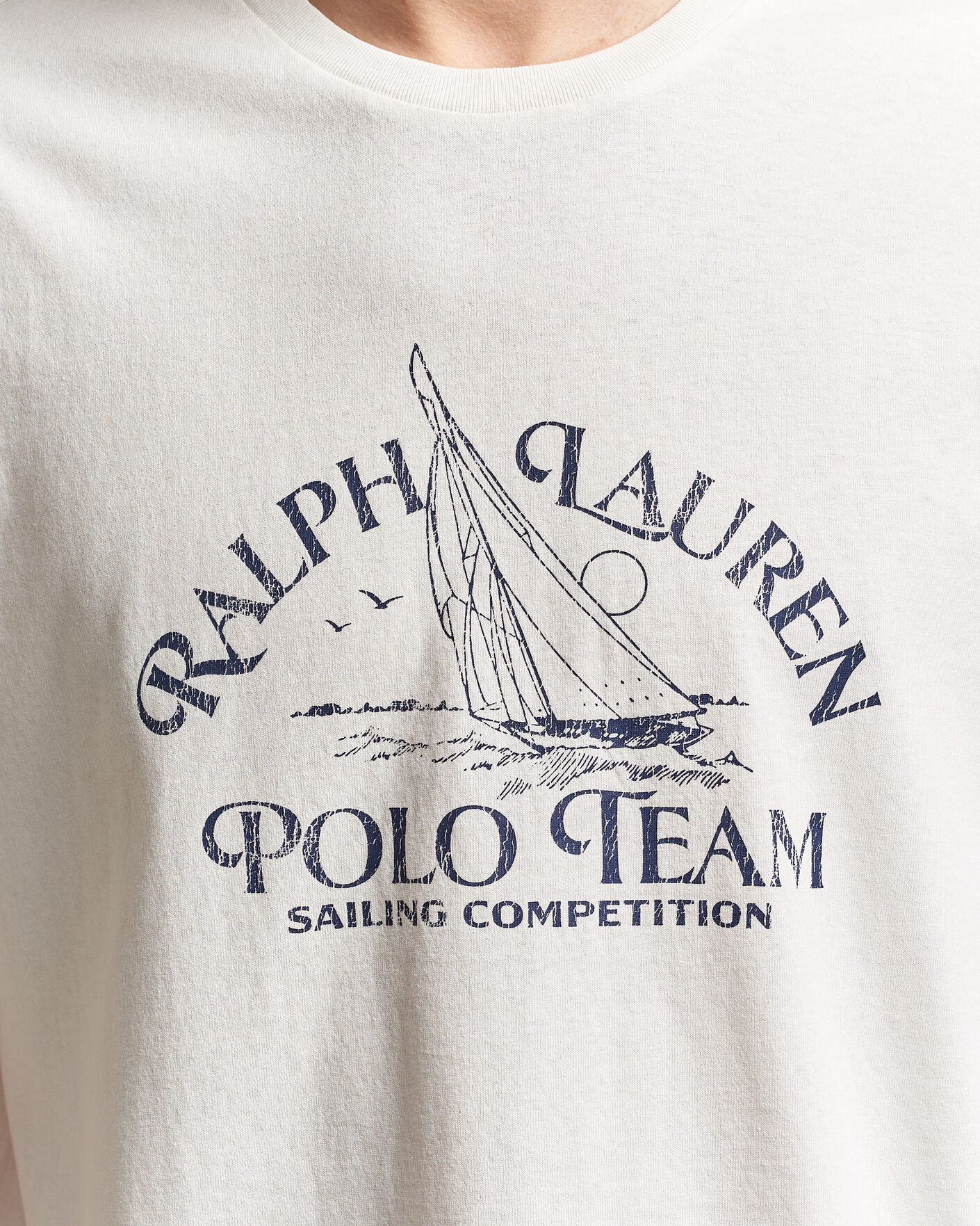 Herren | T-Shirts | Polo Ralph Lauren | Ralph's Beach Club Printed Tee Deckwash White