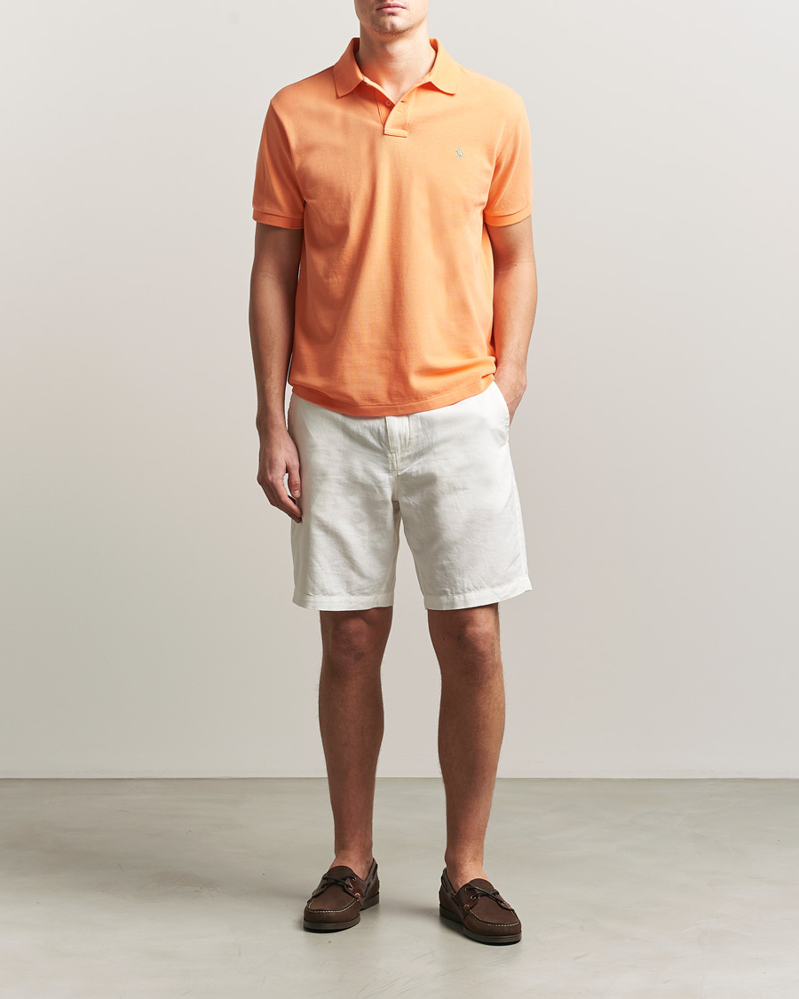 Herren | Poloshirts | Polo Ralph Lauren | Custom Slim Fit Polo Pompano Orange