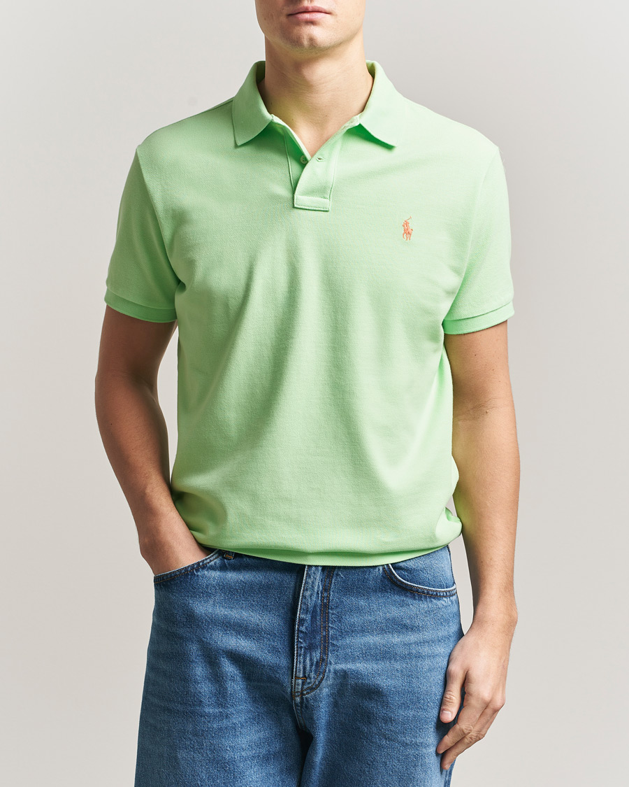 Herren | Poloshirts | Polo Ralph Lauren | Custom Slim Fit Polo Cruise Lime