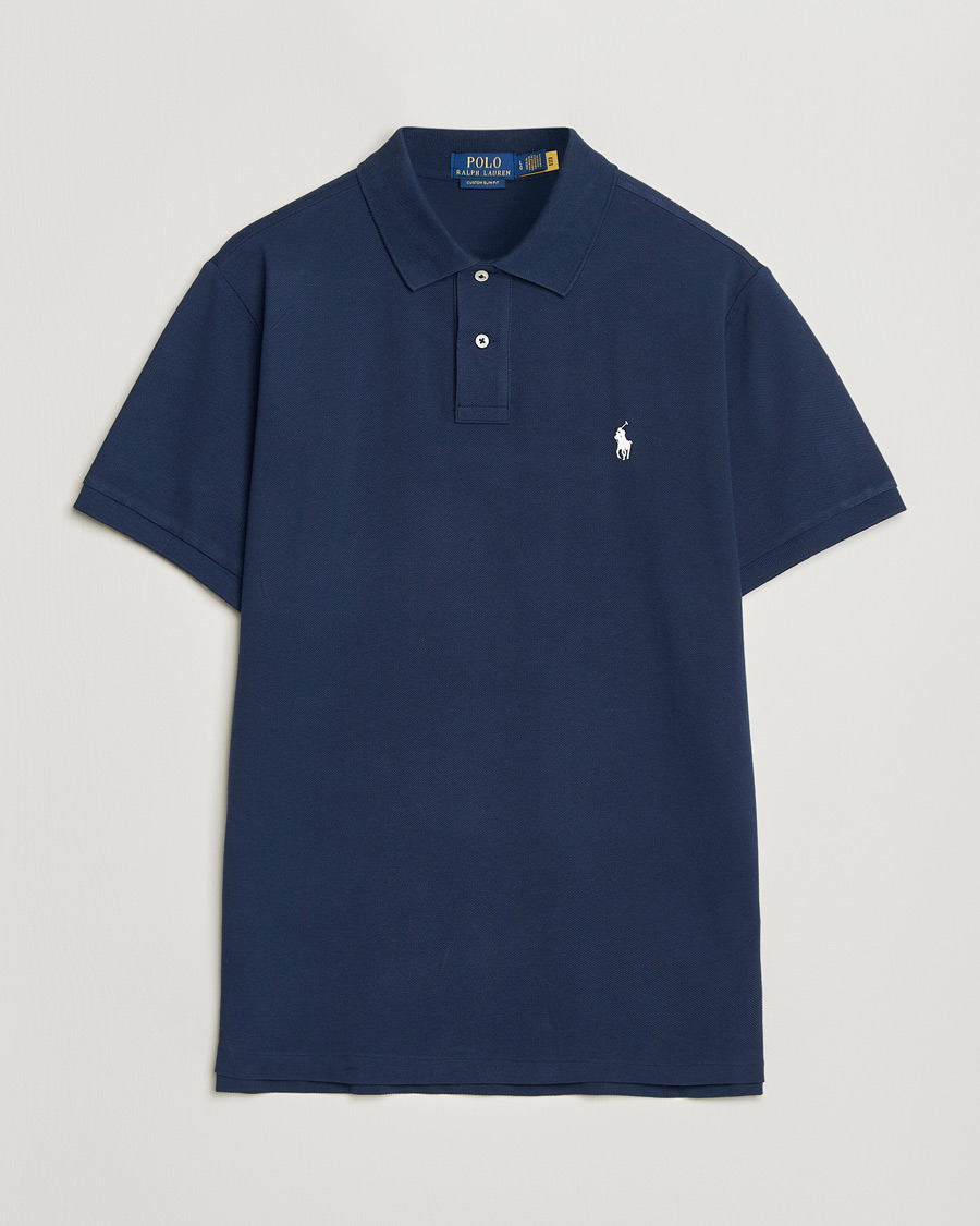 Herren | Poloshirts | Polo Ralph Lauren | Custom Slim Fit Polo Navy