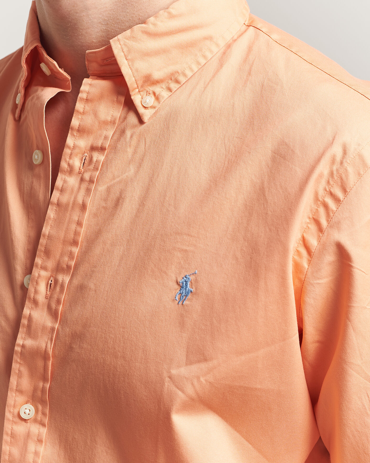 Herren | Hemden | Polo Ralph Lauren | Custom Fit Garment Twill Shirt Poppy