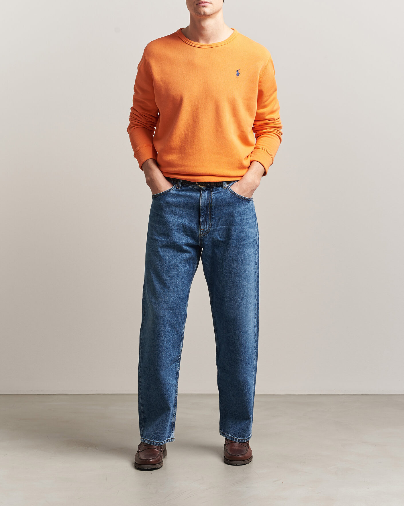 Herren | Pullover | Polo Ralph Lauren | Island Terry Sweatshirt Resort Orange