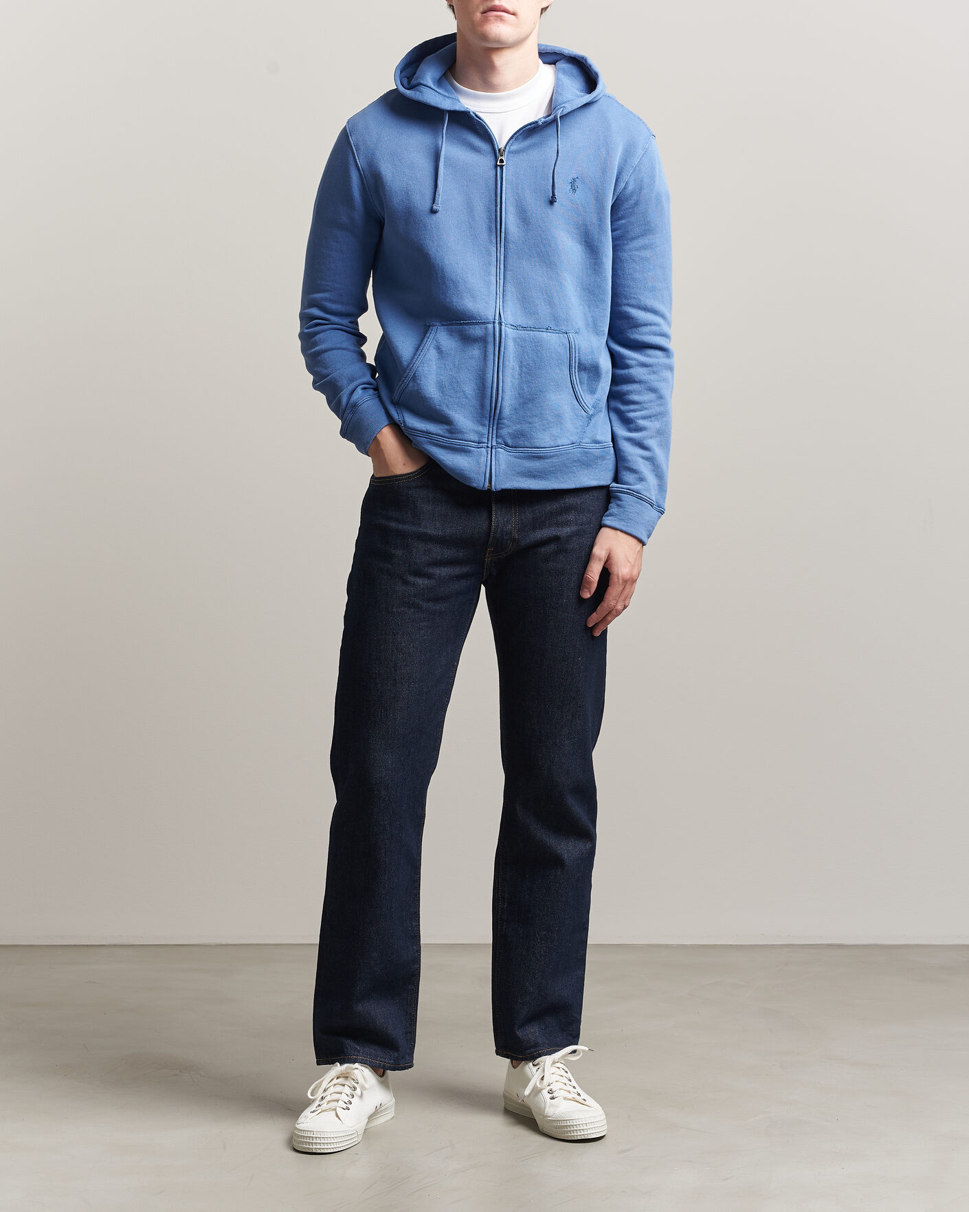 Herren | Pullover | Polo Ralph Lauren | Island Terry Full Zip Hoodie Modern Royal