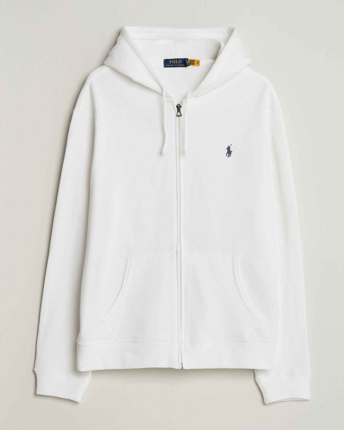 Herren | Pullover | Polo Ralph Lauren | Island Terry Full Zip Hoodie White