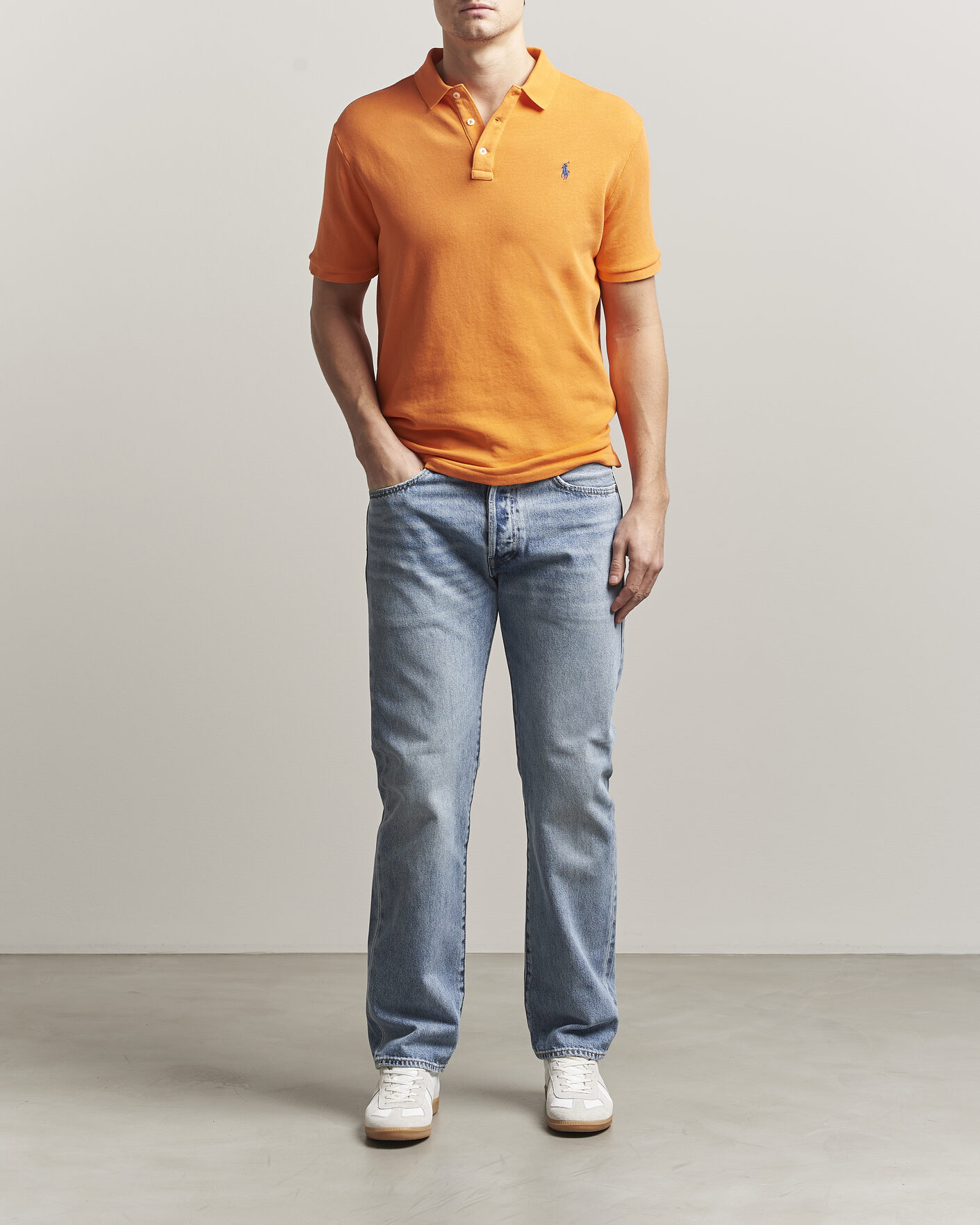 Herren | Poloshirts | Polo Ralph Lauren | Island Terry Polo Resort Orange