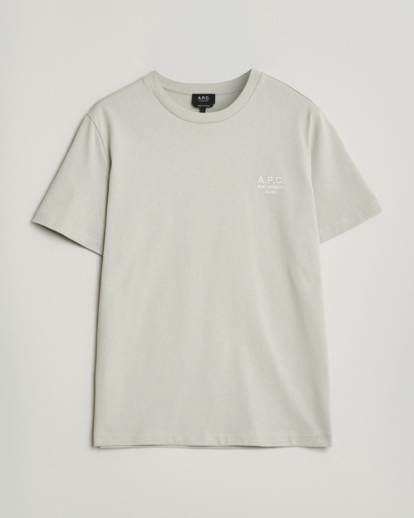Herren | T-Shirts | A.P.C. | Rue Madame T-Shirt Light Green