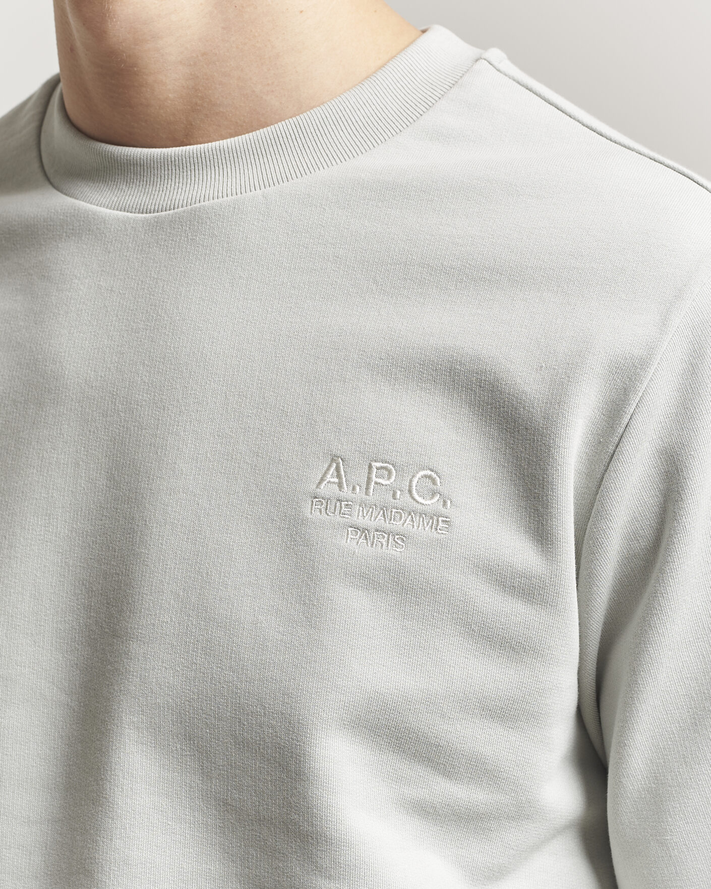 Herren | Pullover | A.P.C. | Rue Madame Sweatshirt Light Green