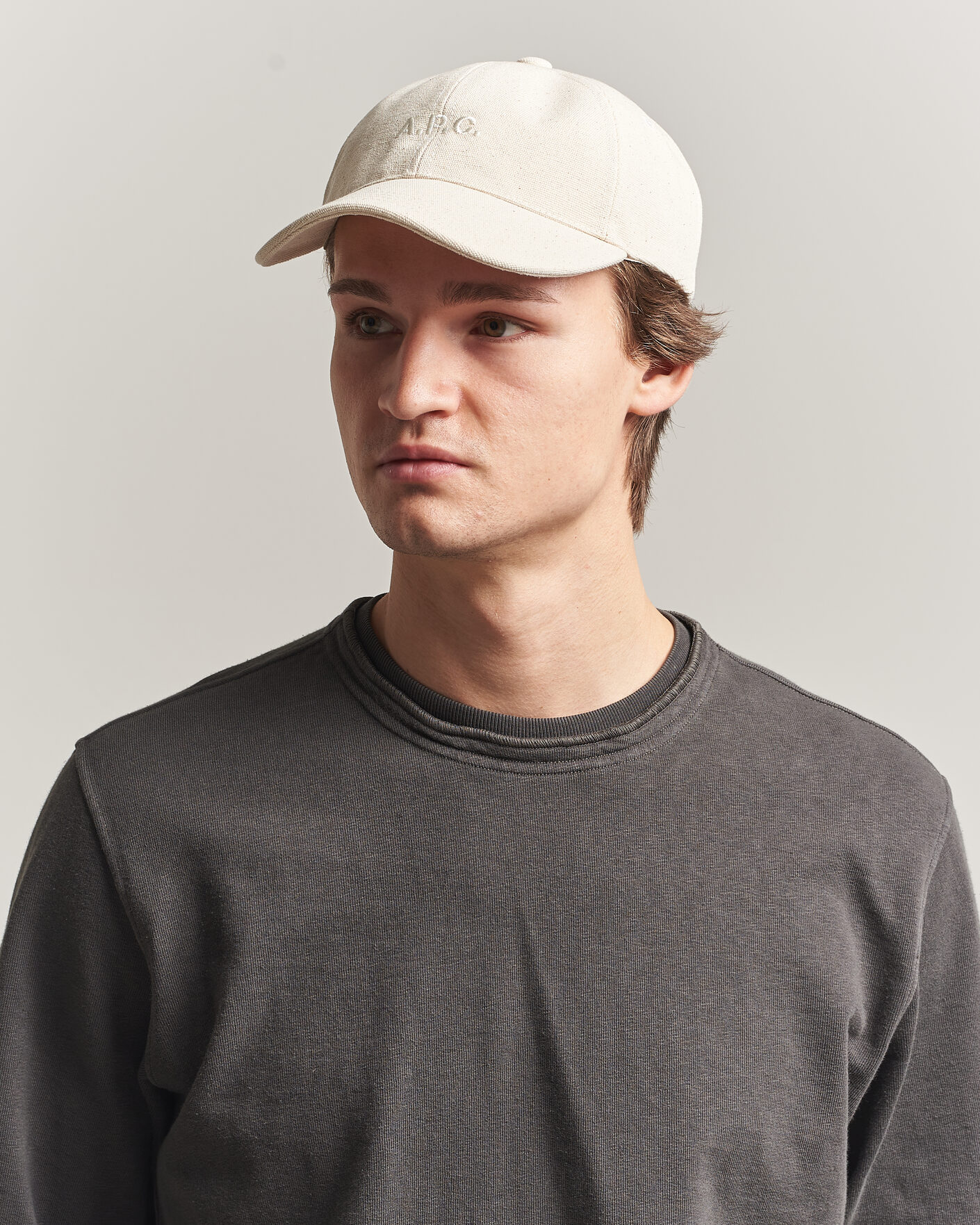 Herren | Hüte & Mützen | A.P.C. | Charlie Baseball Cap Ecru