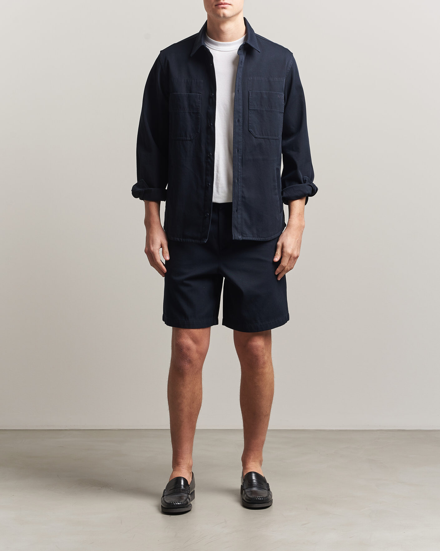 Herren | Hemden | A.P.C. | Noah Cotton Overshirt Dark Navy