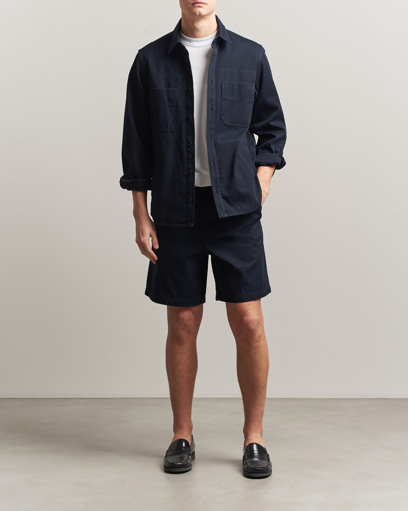 Herren | Shorts | A.P.C. | Otis Cotton Chino Shorts Dark Navy