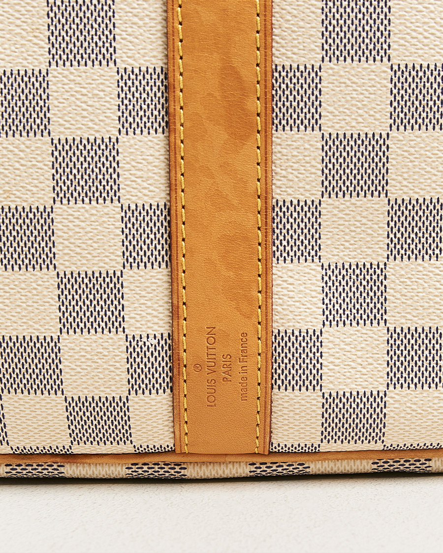 Herren | Pre-Owned & Vintage Bags | Louis Vuitton Pre-Owned | Keepall Bandouliére Damier Azur