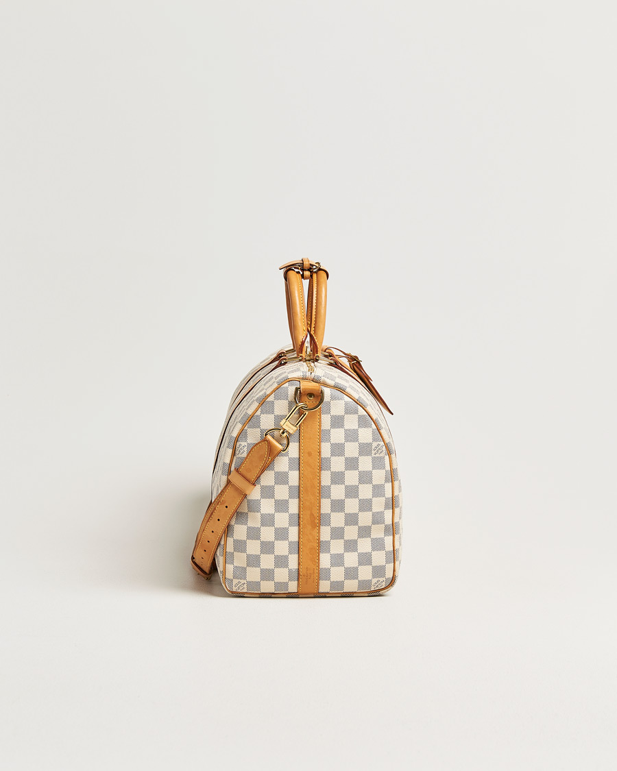 Herren | Pre-Owned & Vintage Bags | Louis Vuitton Pre-Owned | Keepall Bandouliére Damier Azur
