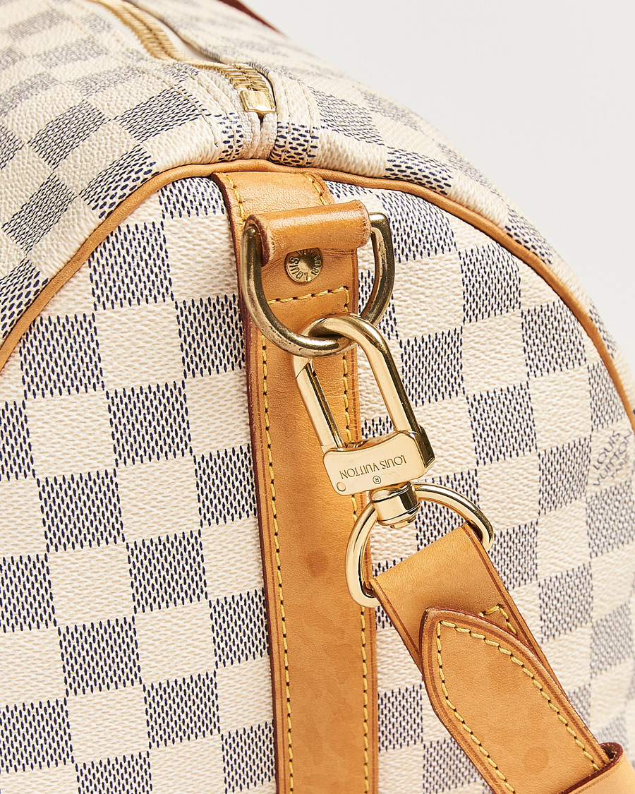 Herren | Pre-Owned & Vintage Bags | Louis Vuitton Pre-Owned | Keepall Bandouliére Damier Azur