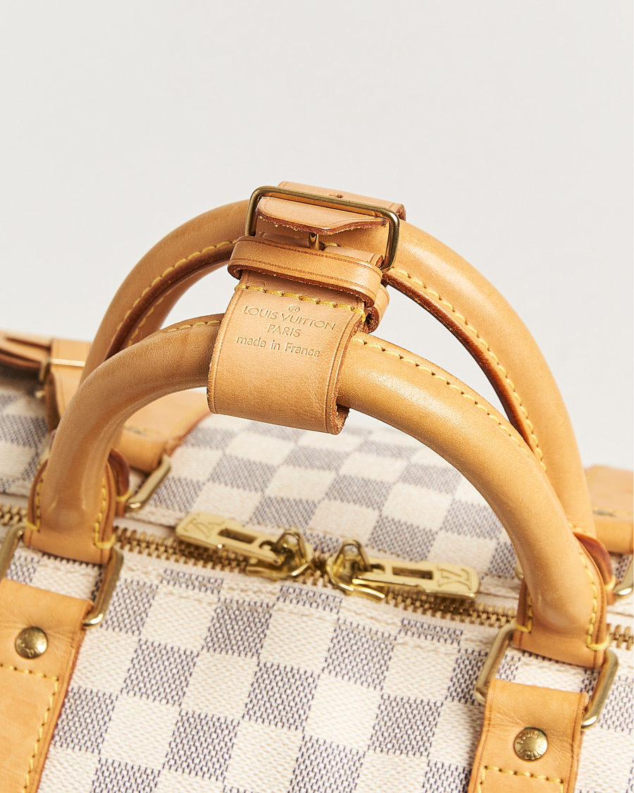 Herren | Pre-Owned & Vintage Bags | Louis Vuitton Pre-Owned | Keepall Bandouliére Damier Azur