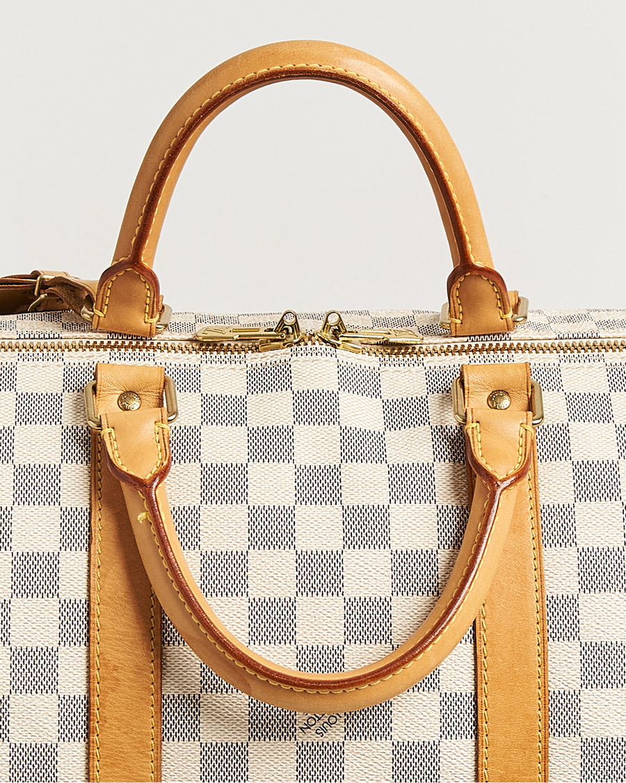 Herren | Pre-Owned & Vintage Bags | Louis Vuitton Pre-Owned | Keepall Bandouliére Damier Azur