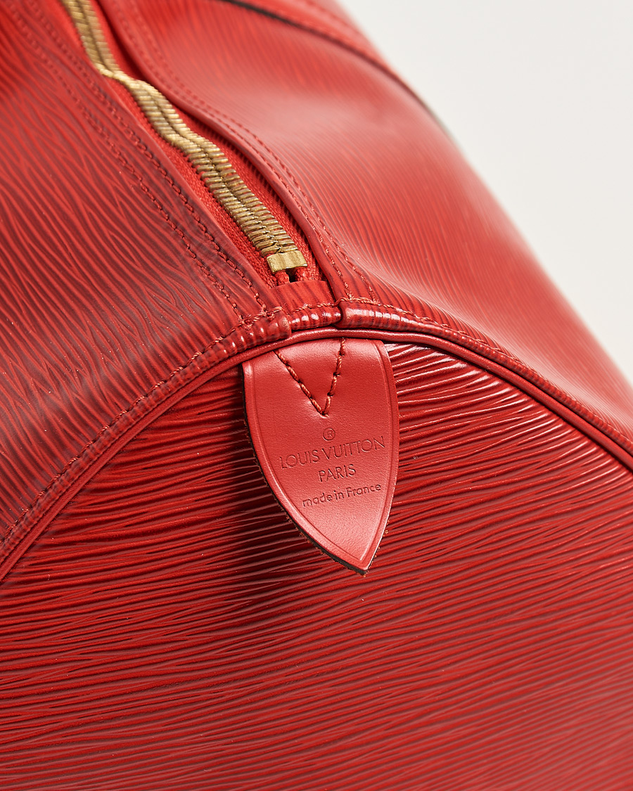 Herren | Pre-Owned & Vintage Bags | Louis Vuitton Pre-Owned | Keepall 50 Epi Leather Red
