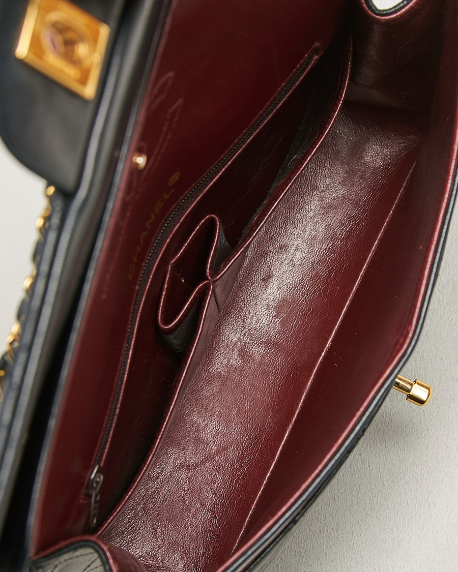 Herren | Pre-Owned & Vintage Bags | Chanel Pre-Owned | Single Flap Bag Lambskin Black