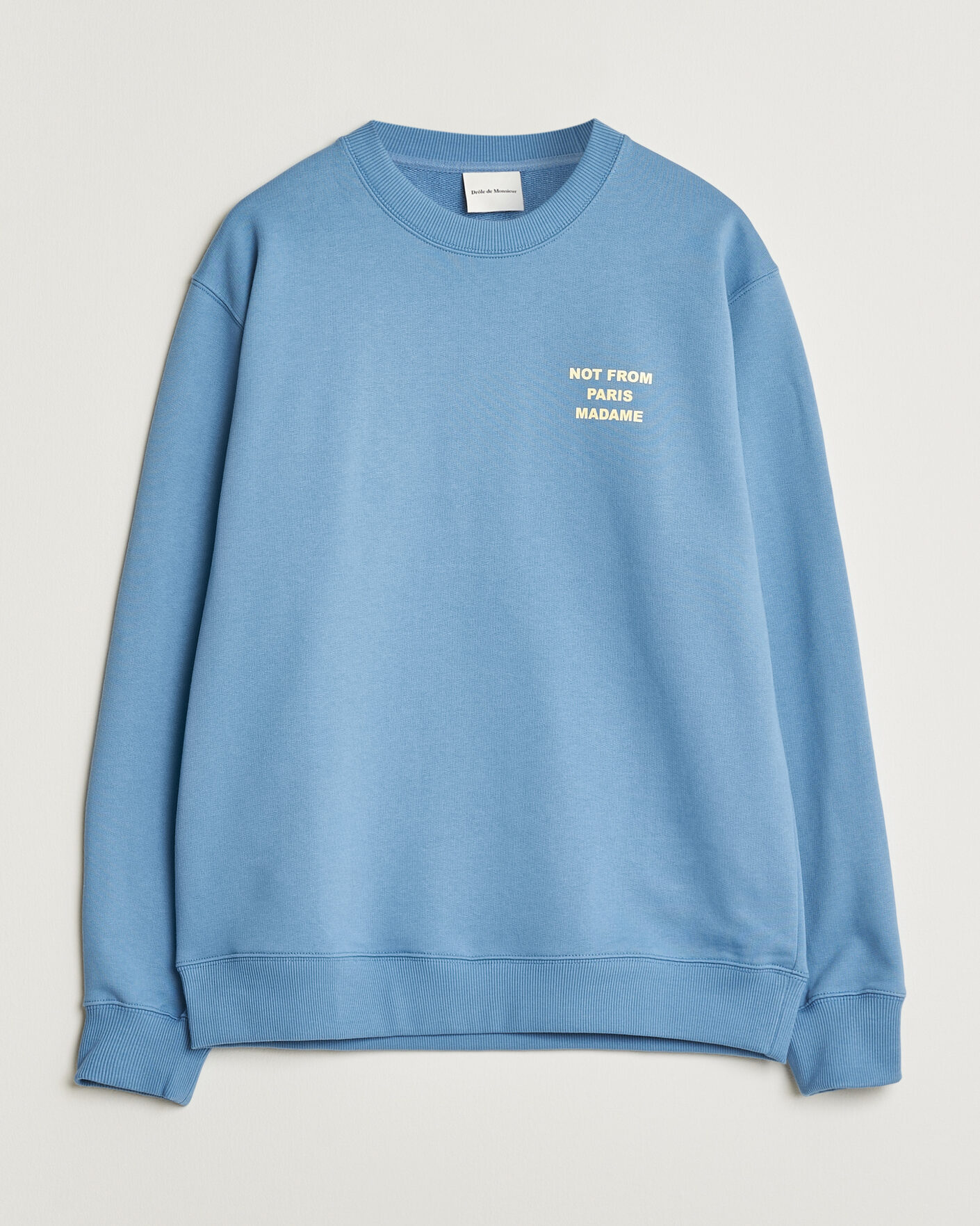 Herren | Pullover | Drôle de Monsieur | Slogan Sweatshirt Atlantic Blue
