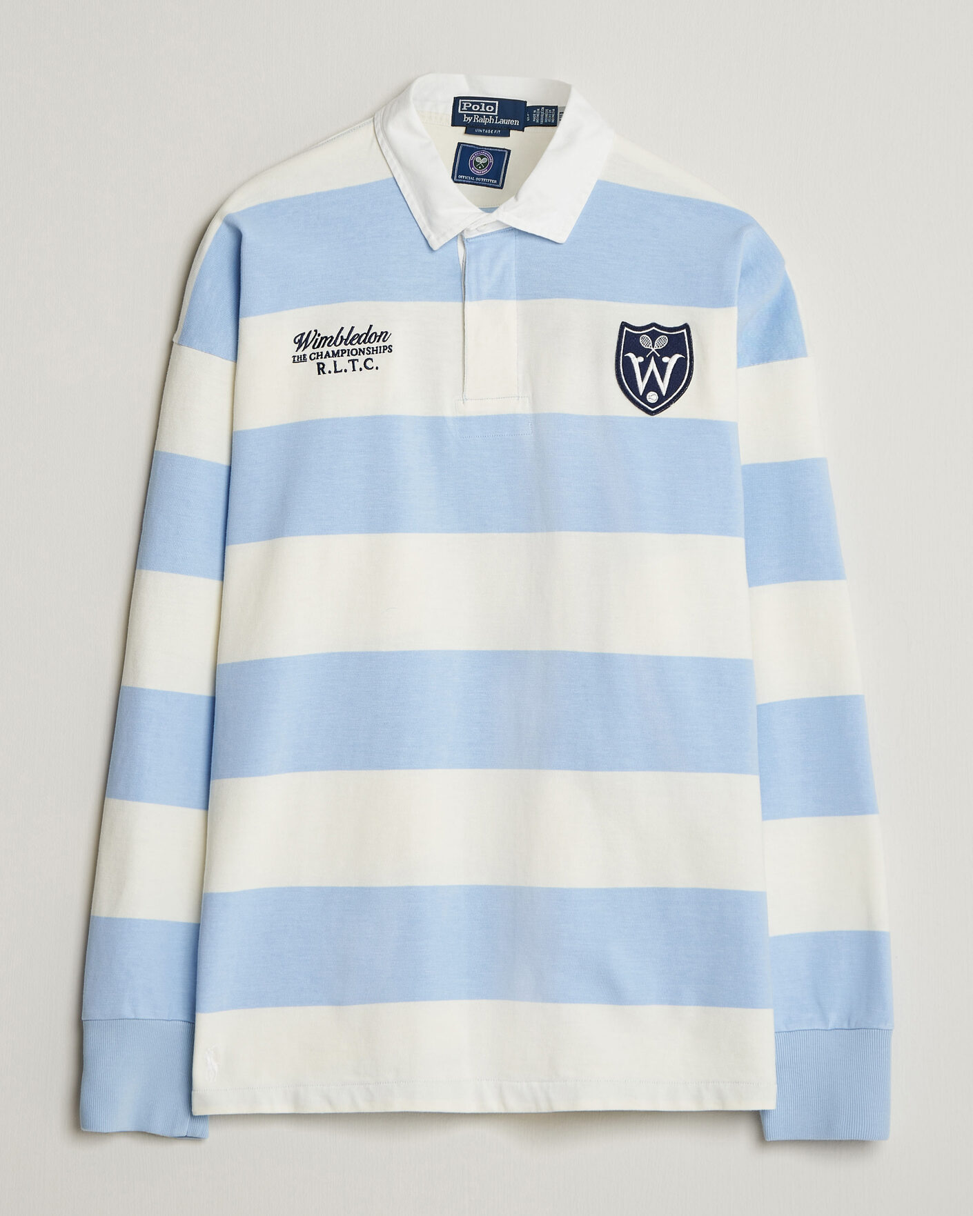 Herren | Pullover | Polo Ralph Lauren | Striped Rugby Pullover Office Blue/Deckwash White