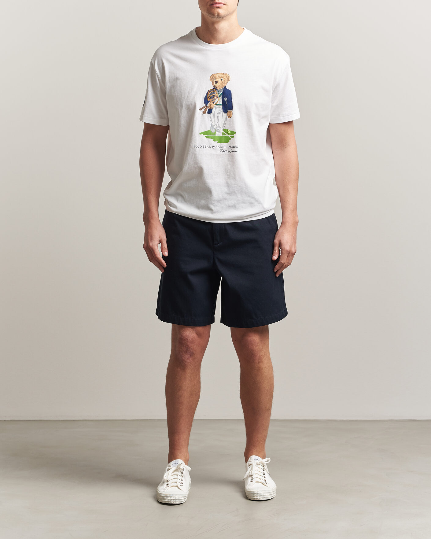 Herren | T-Shirts | Polo Ralph Lauren | Wimbledon Bear Tee White