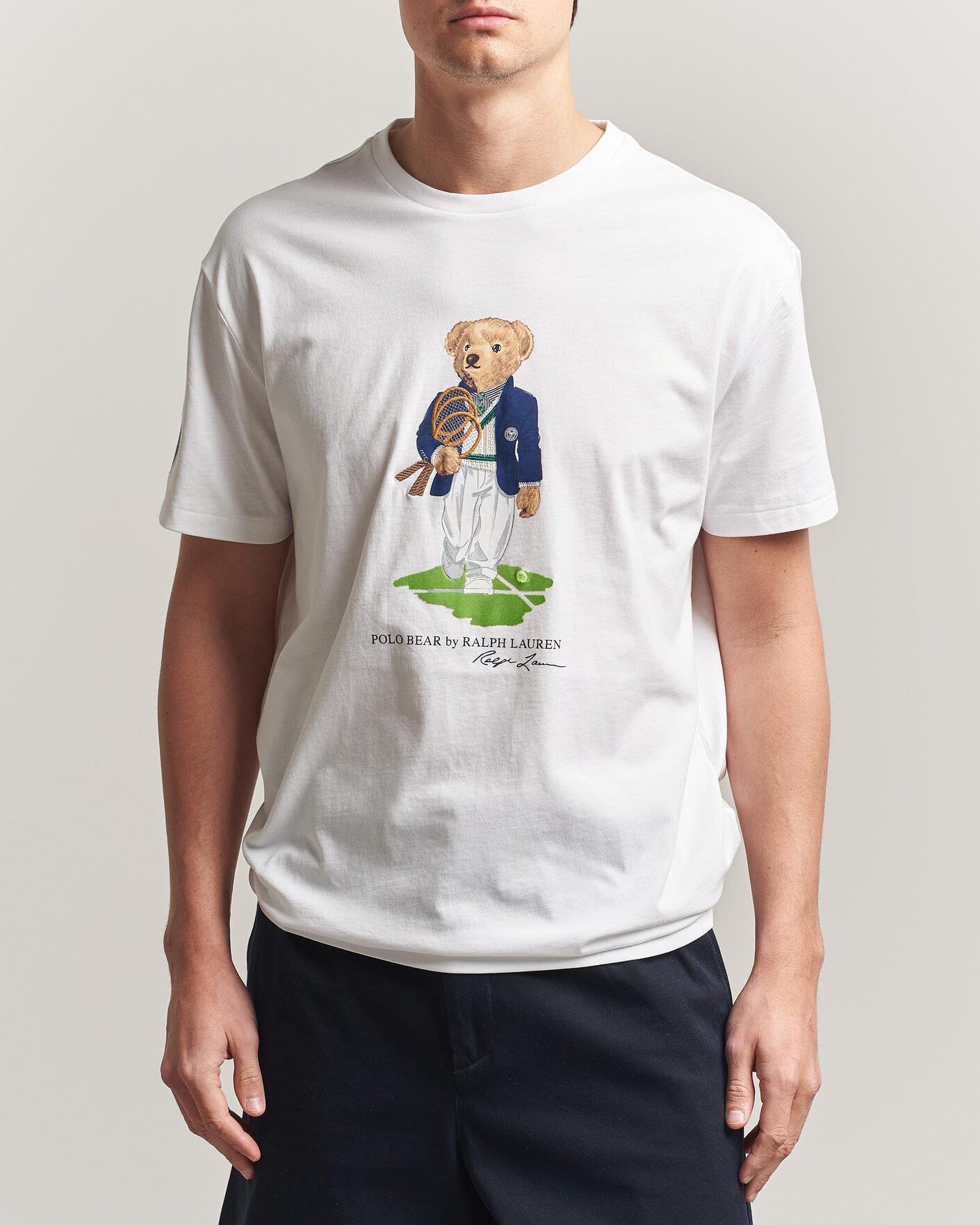 Herren | T-Shirts | Polo Ralph Lauren | Wimbledon Bear Tee White