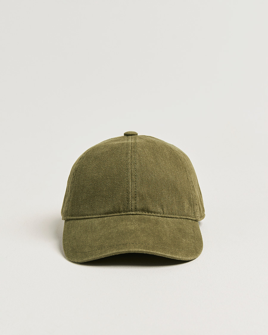 Herren | Hüte & Mützen | Tiger of Sweden | Hent Washed Cap Kalamata Green