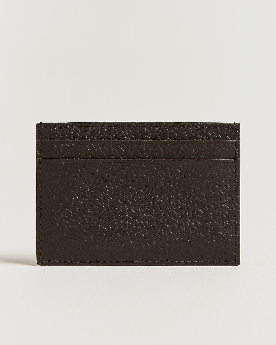 Herren | Geldbörsen | Tiger of Sweden | Wharf Leather Card Holder Dark Brown