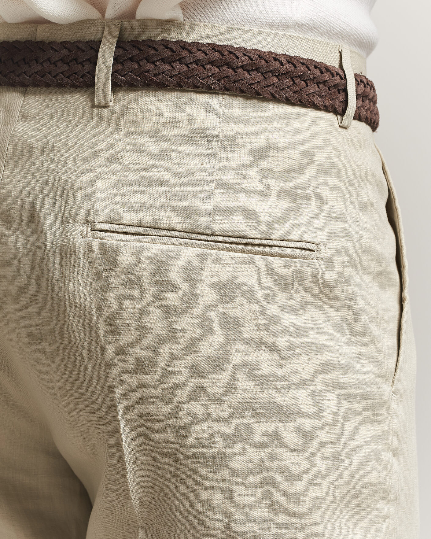 Herren | Hosen | Tiger of Sweden | Tenuta Linen Suit Trousers Cream Sand